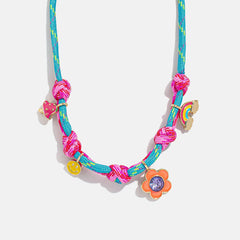 Knotty But Nice Kids Charm Necklace - Flower