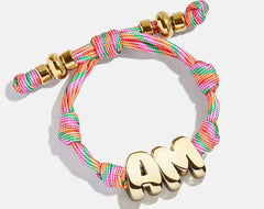 Knotty Initial Custom Bracelet - Bold Multi Double Letters