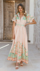 Natasha Maxi Dress - Aurora Print