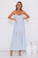 Seaglass Maxi Dress Blue