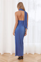 Fashion Retreat Maxi Skirt Blue