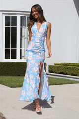 Fancy Feeling Maxi Dress Blue