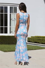 Fancy Feeling Maxi Dress Blue