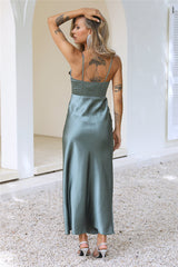 Dressed Up Midi Dress Sage