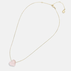 Juno Rose Quartz Necklace - Rose Quartz Stone