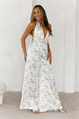 Nights In The Caribbean Jumpsuit Print