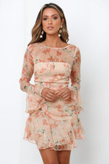 Wall of Stardom Dress Nude