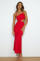Count It In Maxi Dress Red