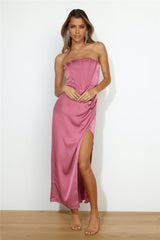 Stand Out Girl Maxi Dress Rose
