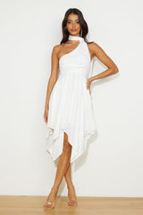 Festive Feeling Midi Dress White
