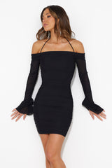 Enduring Legacy Mini Dress Black
