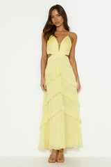 Sunset Dreamer Maxi Dress Yellow
