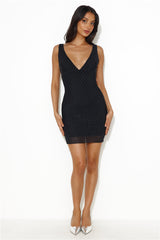 Spark Of Attraction Mini Dress Black