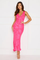 Hotel Of Style Maxi Dress Pink