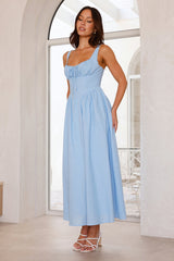 Sunlit Horizons Maxi Dress Blue
