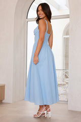 Sunlit Horizons Maxi Dress Blue