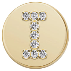 Gold Letter Bead - I