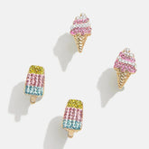 I Scream, You Scream Kids' Earring Set - Popsicle