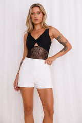Passion Perfection Lace Bodysuit Black