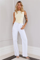 Basic Chic Mesh Top Yellow