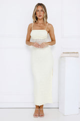 Sunbeam Dreams Lace Maxi Dress Yellow