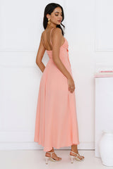 Strawberry Fields Maxi Dress Peach