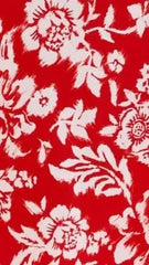 Margie Midi Dress - Red Floral