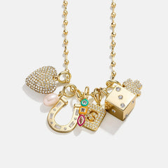 Joy Cluster Charm - Pearl