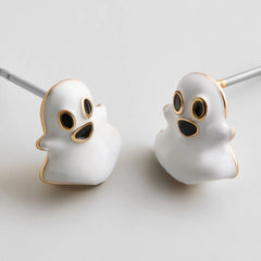 Glow-In-The-Dark Ghost Stud Earrings - Ghost