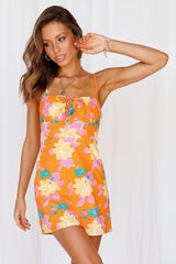 Fresh Lemonade Dress Orange