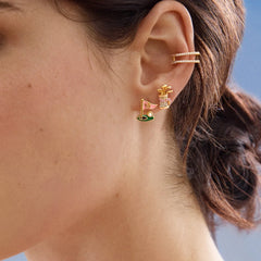 Hole in One Earring Set - Golf