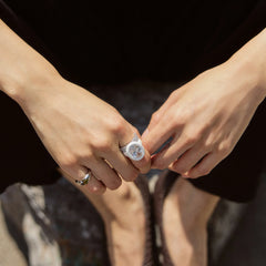 Joy Pop Cubic Zirconia Ring - Clear/White