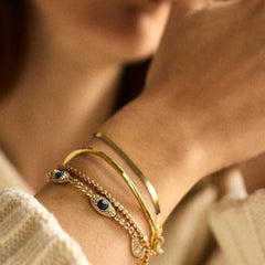 Iris Evil Eye Tennis Bracelet - Iris Evil Eye