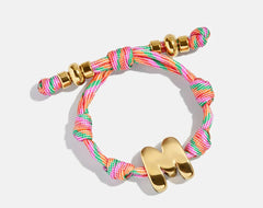 Knotty Initial Custom Bracelet - Bold Multi Single Letter