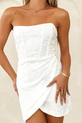 Meet You There Mini Dress White
