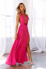 My Solo Debut Maxi Dress Magenta
