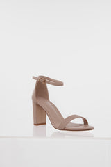 Classic Style Heels Nude PU