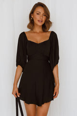 Fate Found Us Dress Black