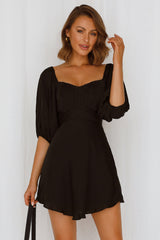 Fate Found Us Dress Black