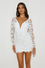Gorgeous Reflection Mini Dress White