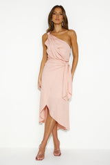 Holding On Midi Dress Apricot