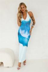 She's An Island Girl Halter Maxi Dress Mint