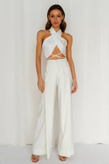 That XX Crop Top White
