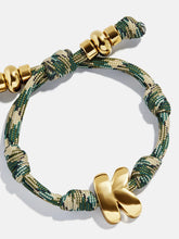 Knotty Initial Custom Bracelet - Camo Single Letter