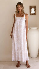 Kiki Maxi Dress - Coastal Drifter Print