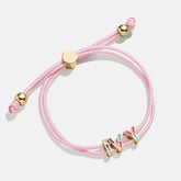 Kids' Custom Cord Bracelet - Pink