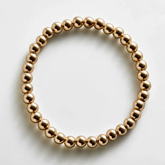 Gold Pisa Bracelet - 5MM Beads