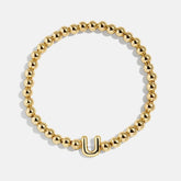 Initial Pisa Custom Bracelet - U
