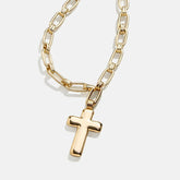 Hope Statement Cross Necklace - Bubble Cross