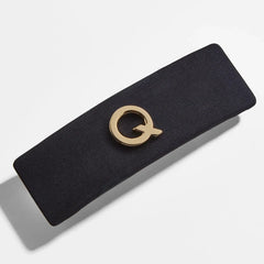 Initial Hair Barrette